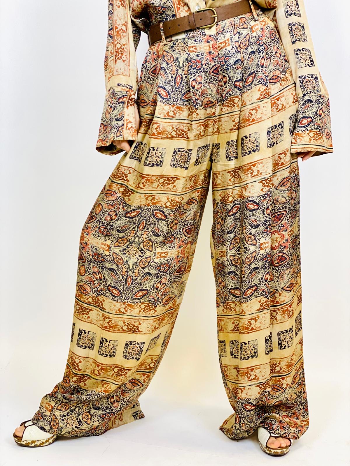 Pantalone stampa Boho vicolo