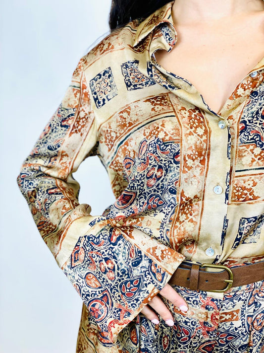Camicia stampa Boho Vicolo