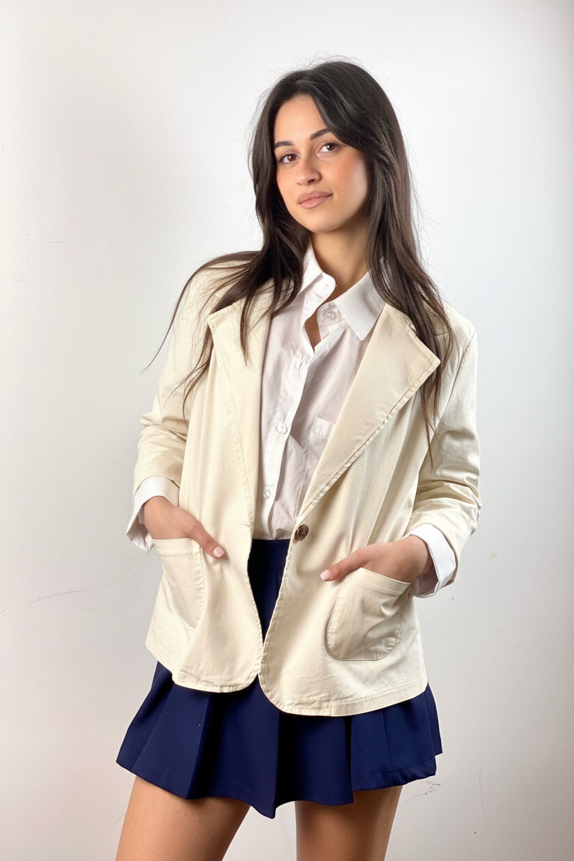 Giacca Marilú Amelie Blanc