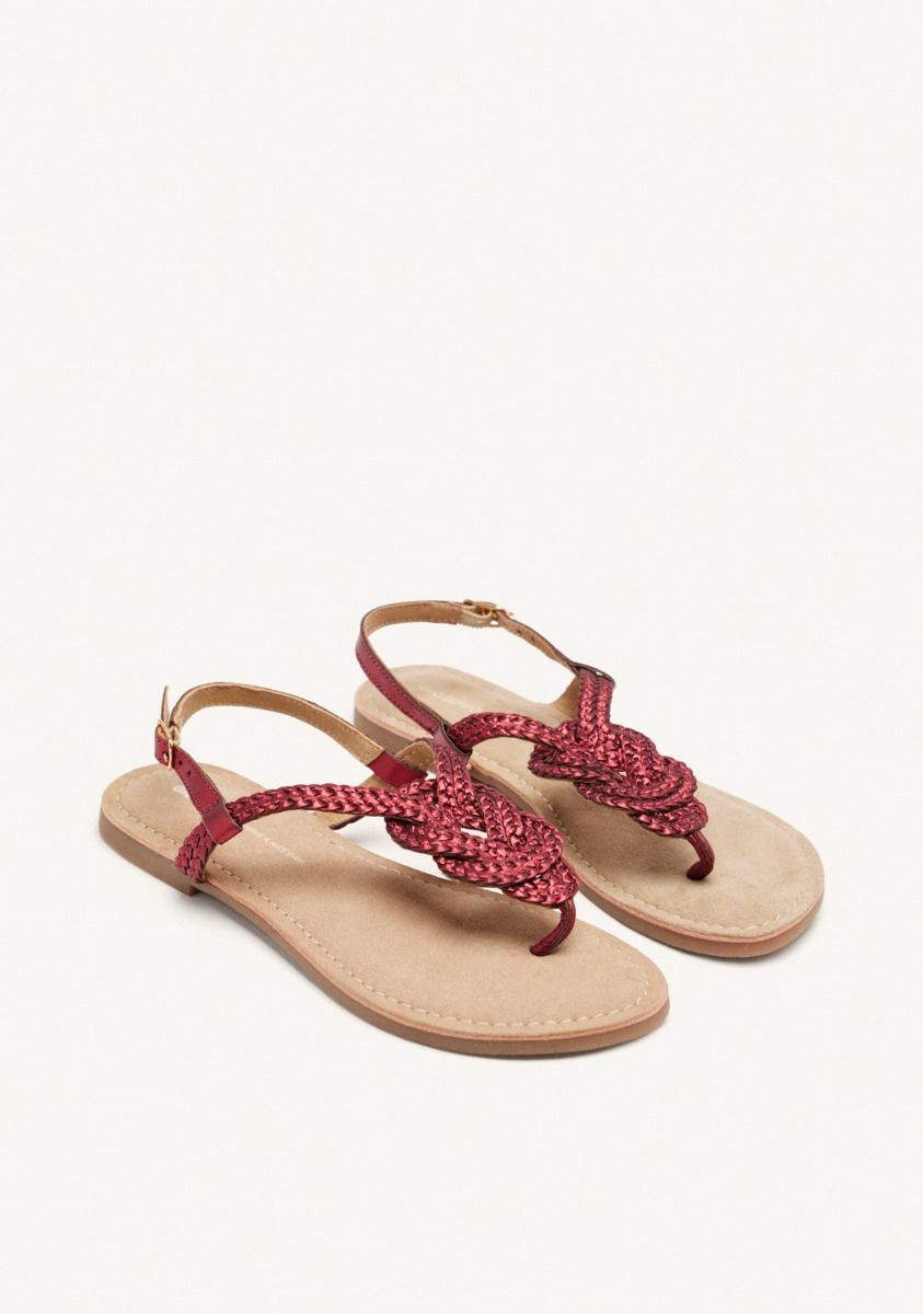 GIOSEPPO Sandalo in pelle intrecciata Zupanja