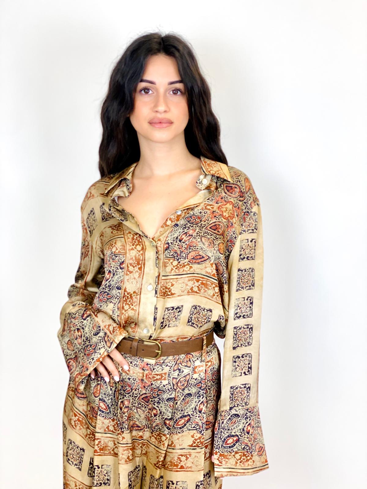 Camicia stampa Boho Vicolo
