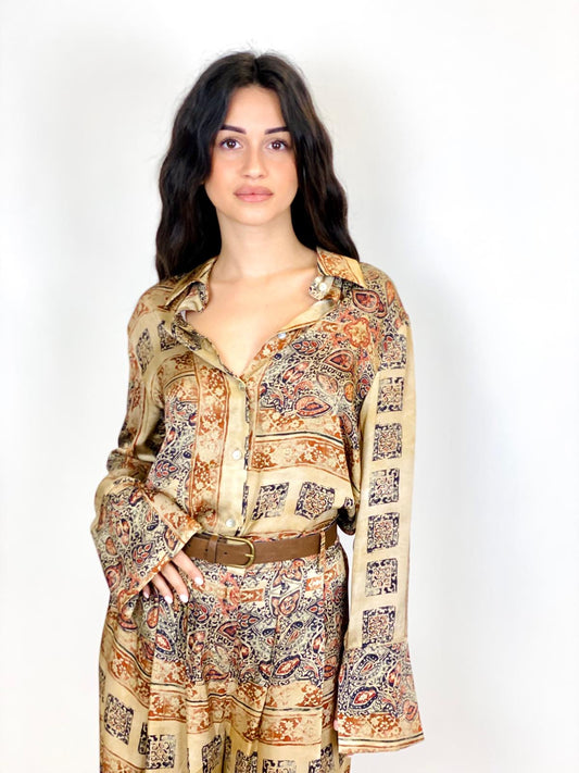 Camicia stampa Boho Vicolo