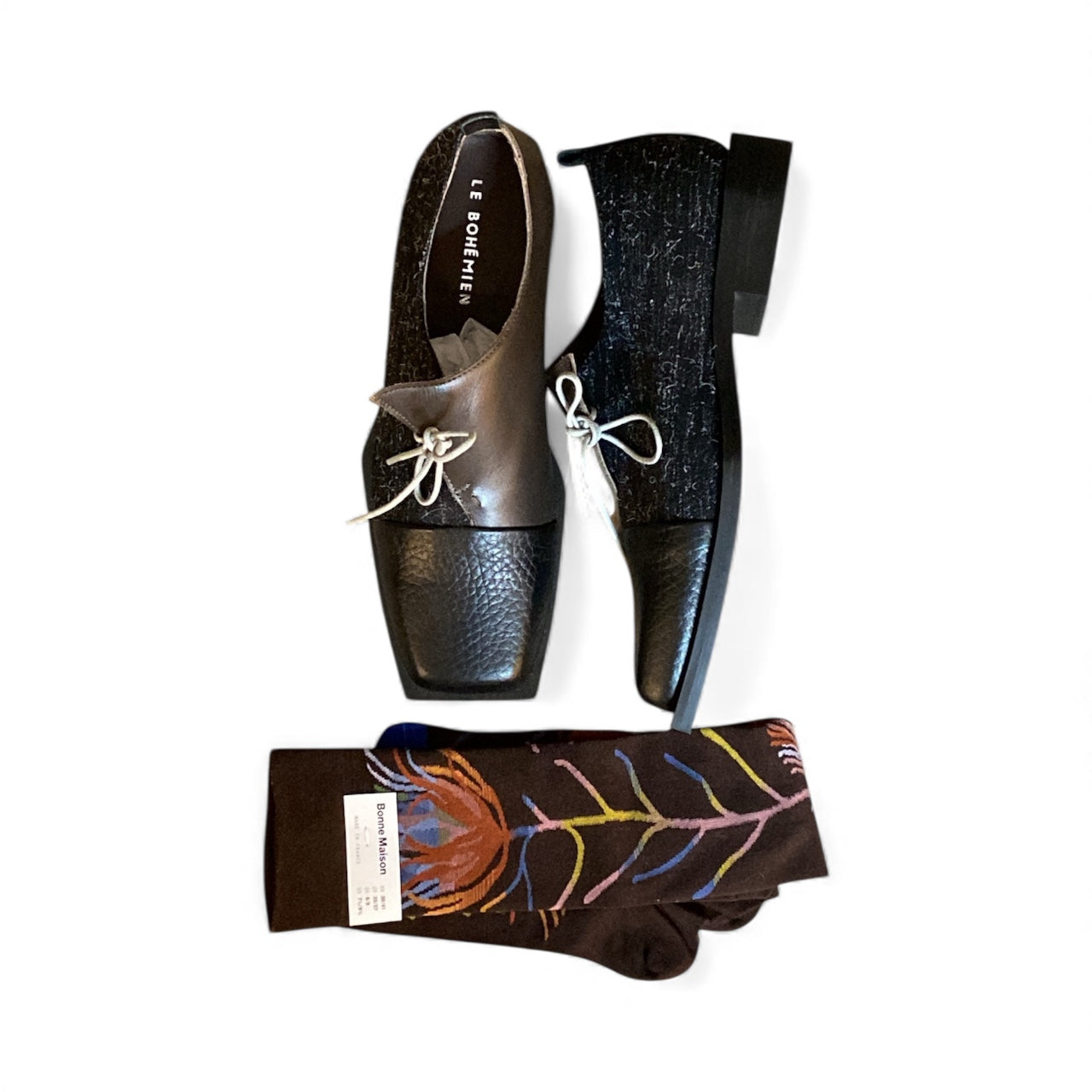 Le Bohémien mocassino tessuto scarpe