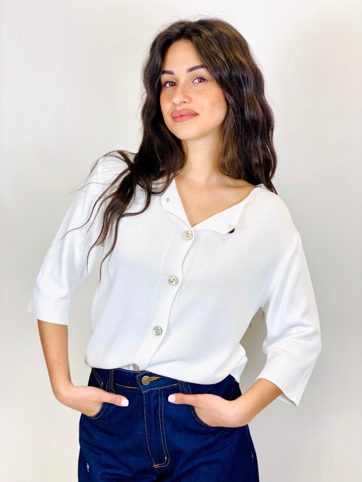 Cardigan Invisibile Amelie Blanc