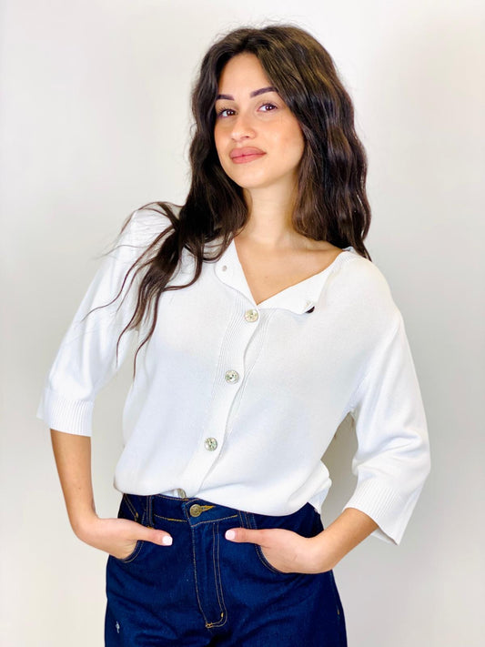 Cardigan Invisibile Amelie Blanc