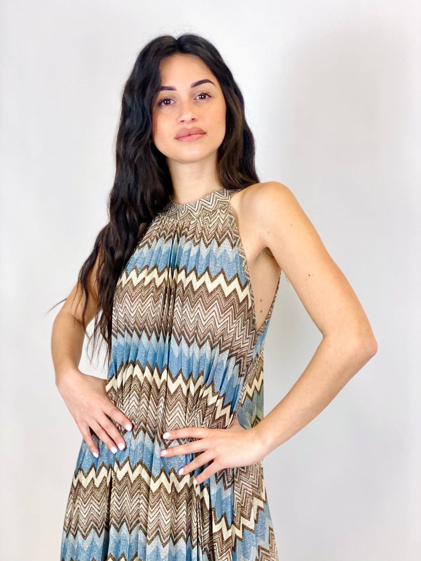 Abito stampa Missoni Amelie Blanc