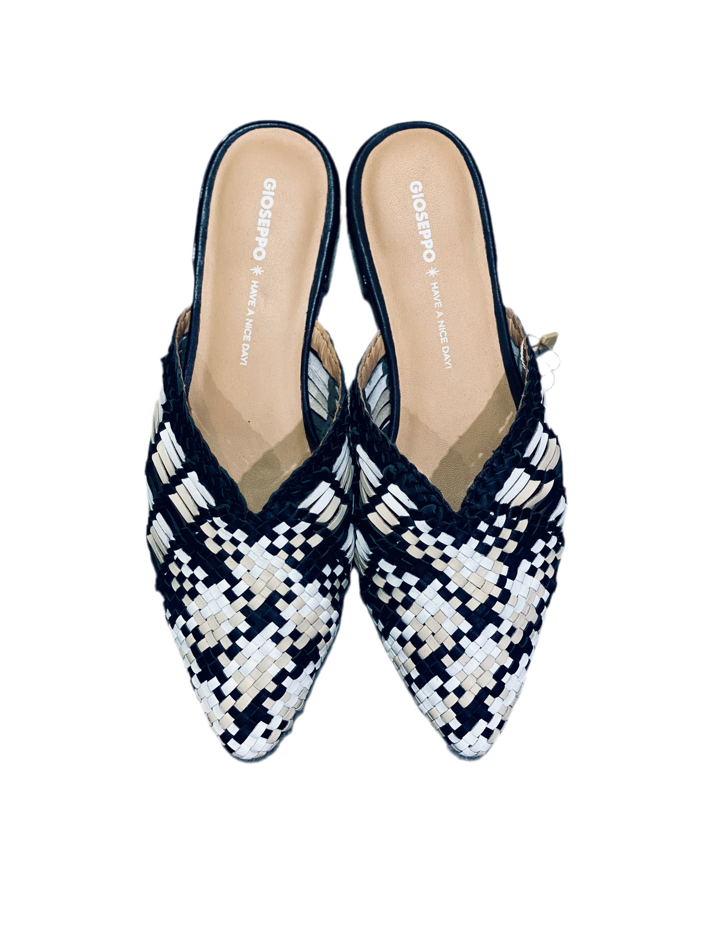 GIOSEPPO mules pelle intrecciata lagrange