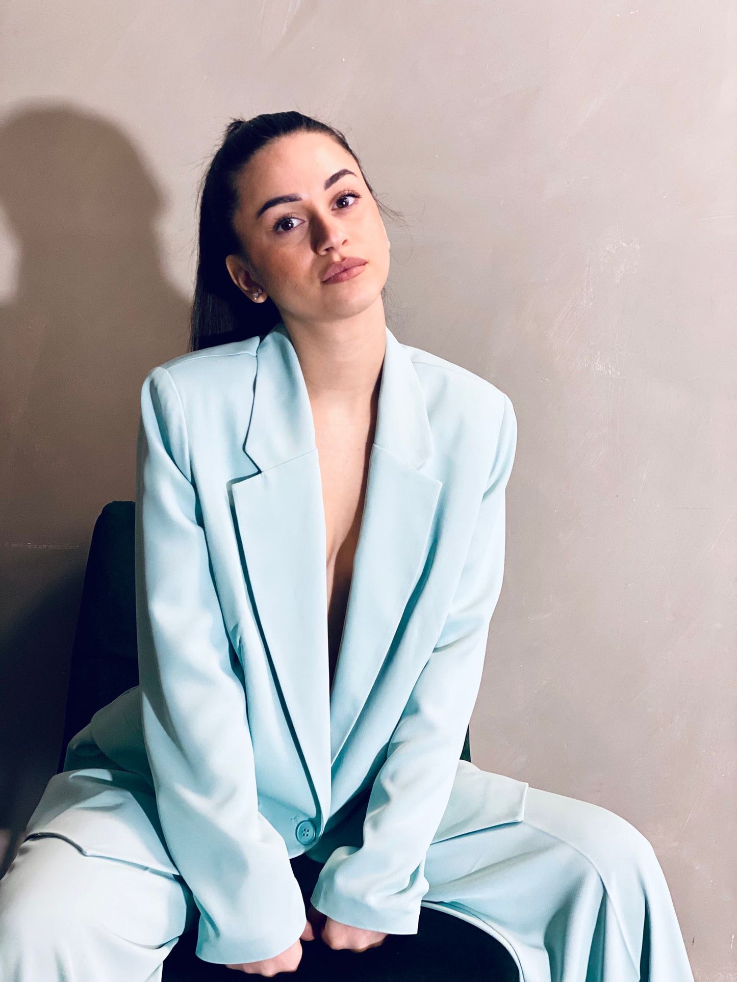 Giacca Menta Amelie Blanc