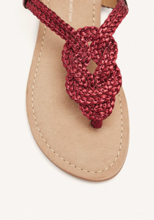 GIOSEPPO Sandalo in pelle intrecciata Zupanja