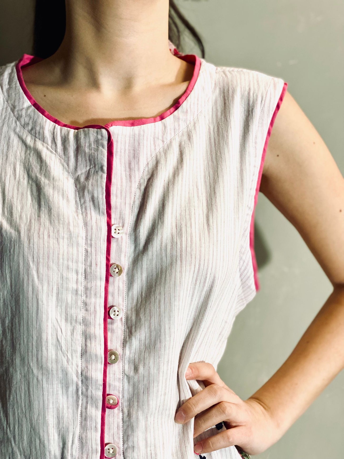 Gilet Ricamato Francesca Bi