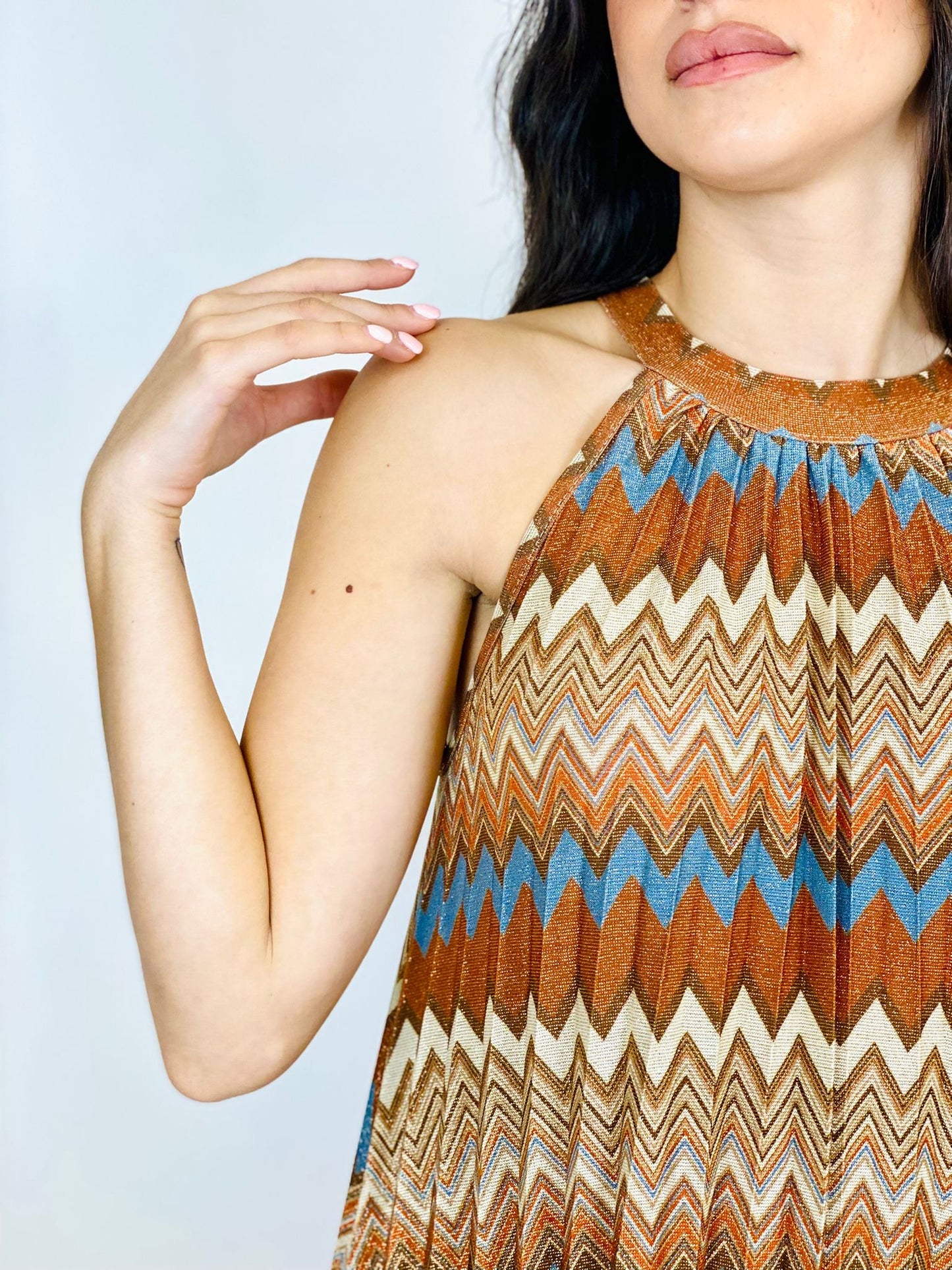 Abito stampa Missoni Amelie Blanc