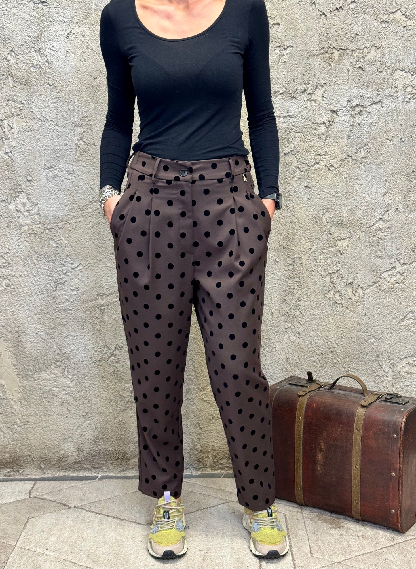 Pantalone Pois - cioccolato