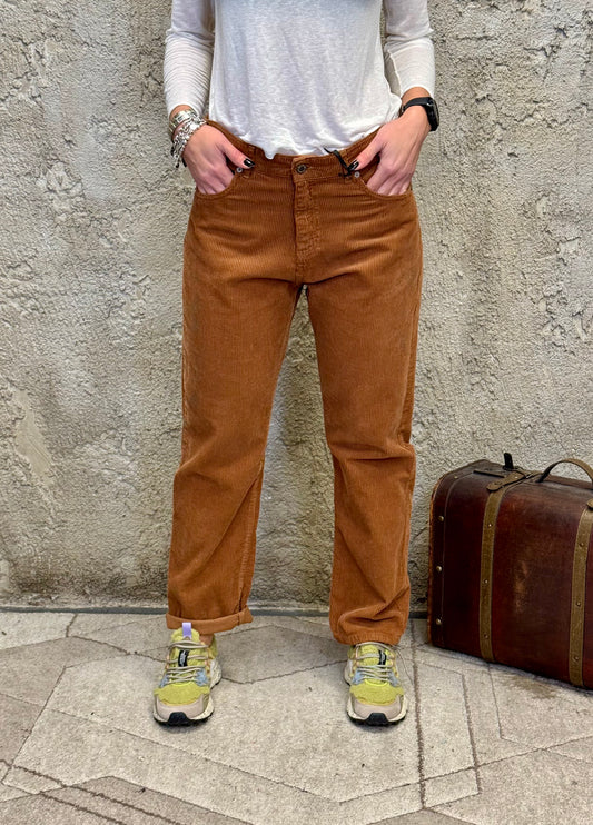 Pantalone a costine - CAMEL