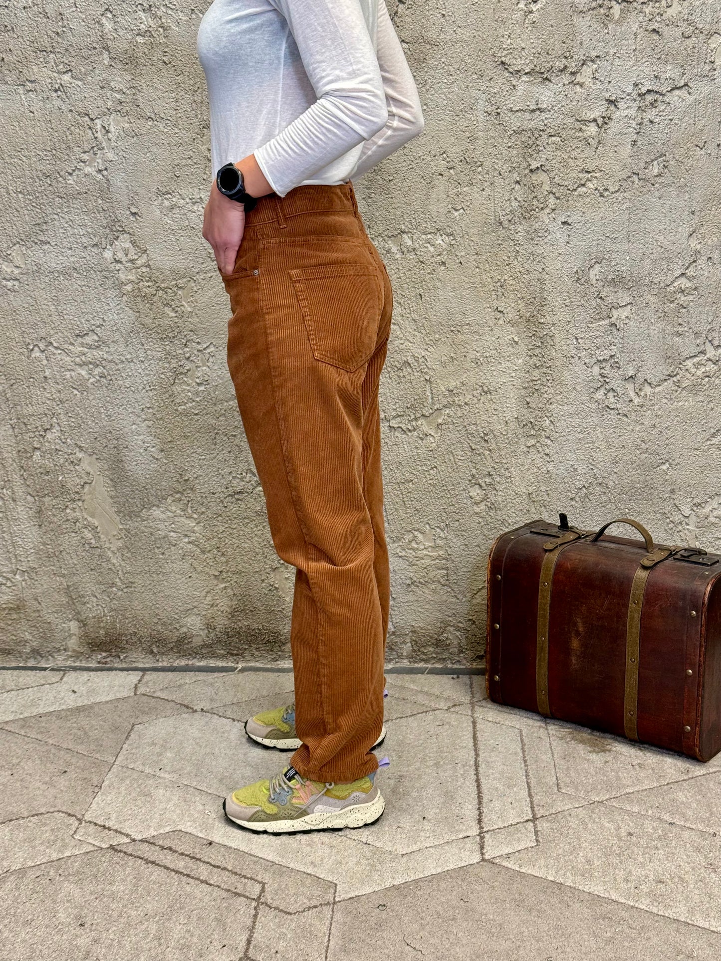 Pantalone a costine - CAMEL