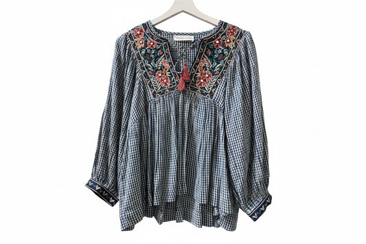 Blusa ricami Maison Hotel