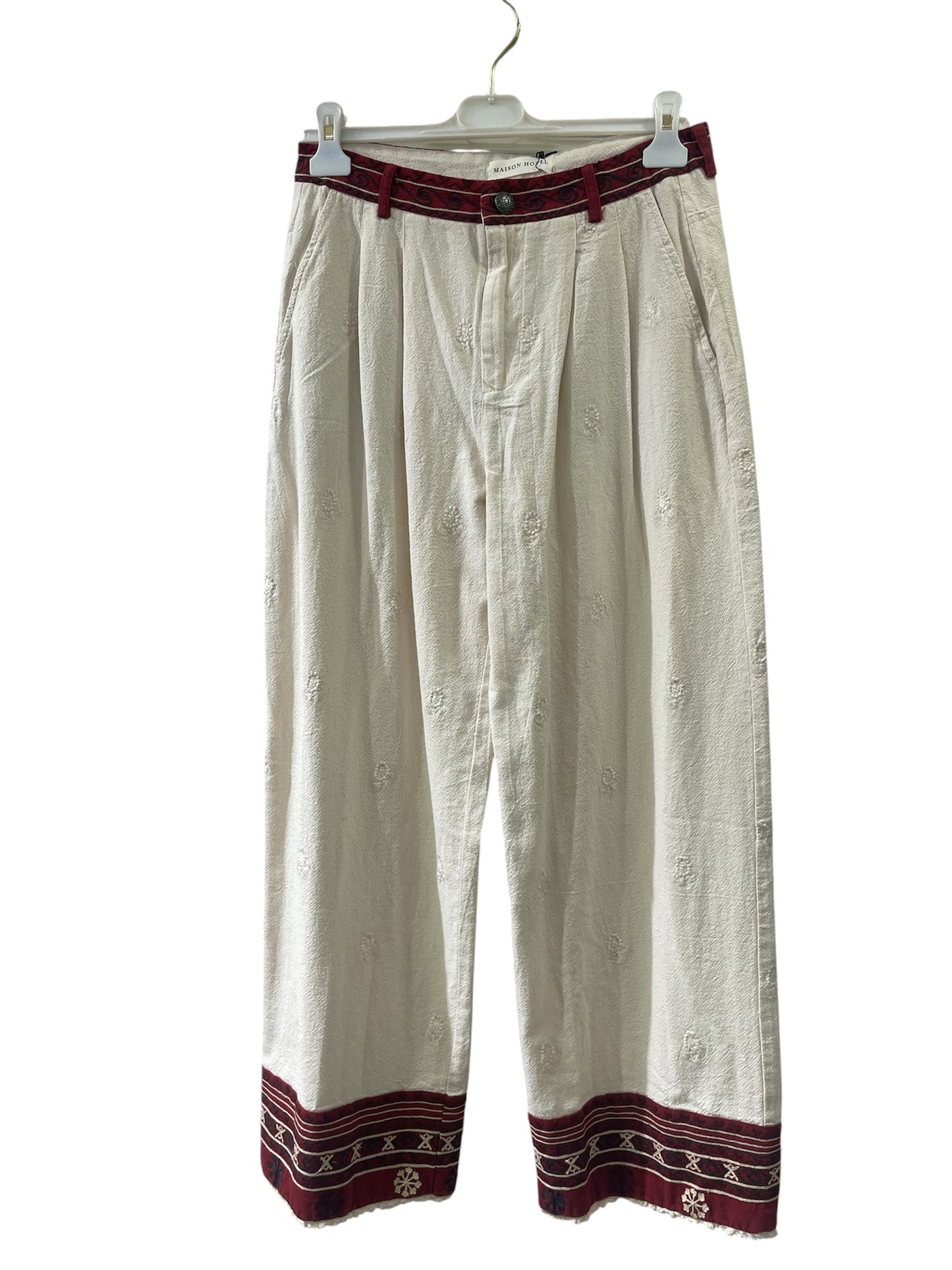 Pantaloni Ricamo Maison Hotel
