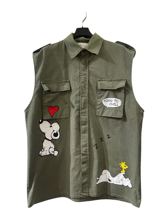 military Gilet Snoopy Souvenir