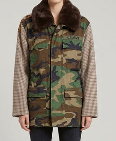 Souvenir giacca camouflage e pied de poule
