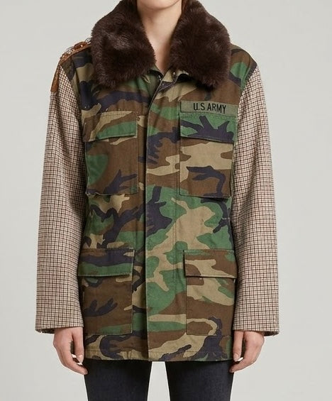 Souvenir giacca camouflage e pied de poule