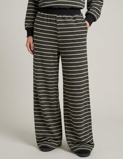 PHILIA LOFT &nbsp;Pantalone a righe con lurex oro