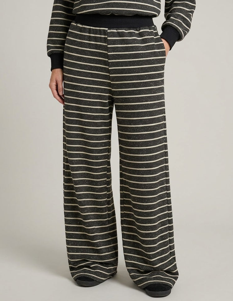 PHILIA LOFT &nbsp;Pantalone a righe con lurex oro