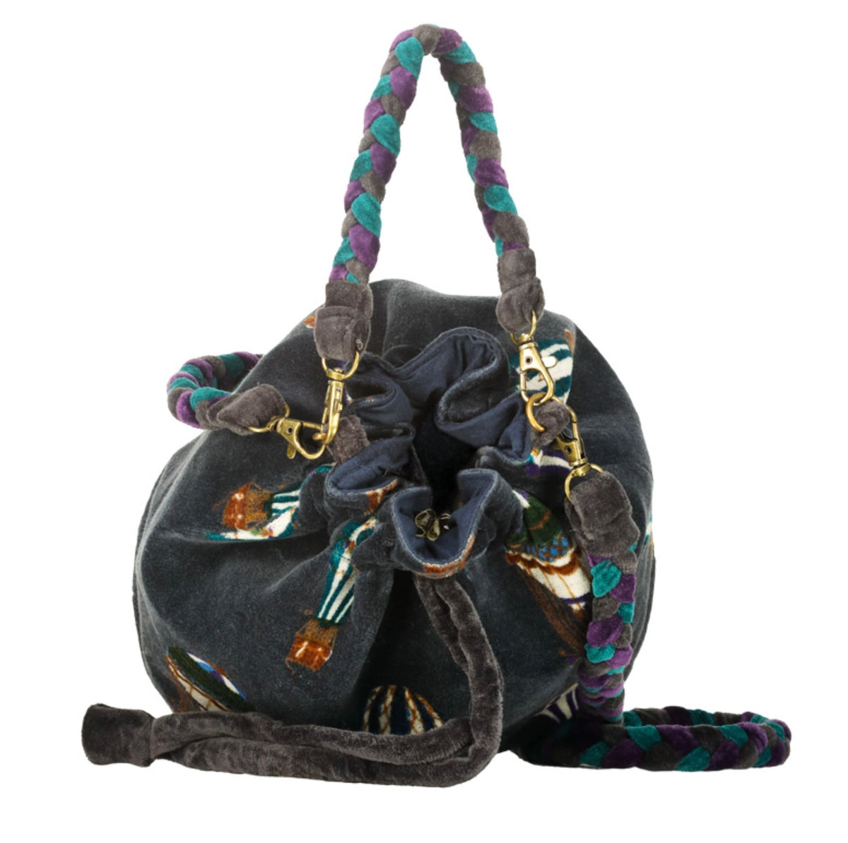 LA FAVOLA CONTINUA STEFY BAG MONGOLFIERA GRIGIO