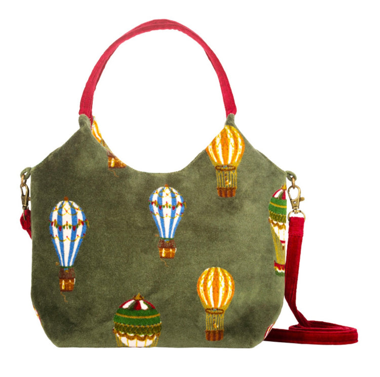 LA FAVOLA CONTINUA JULY BAG MONGOLFIERA SALVIA