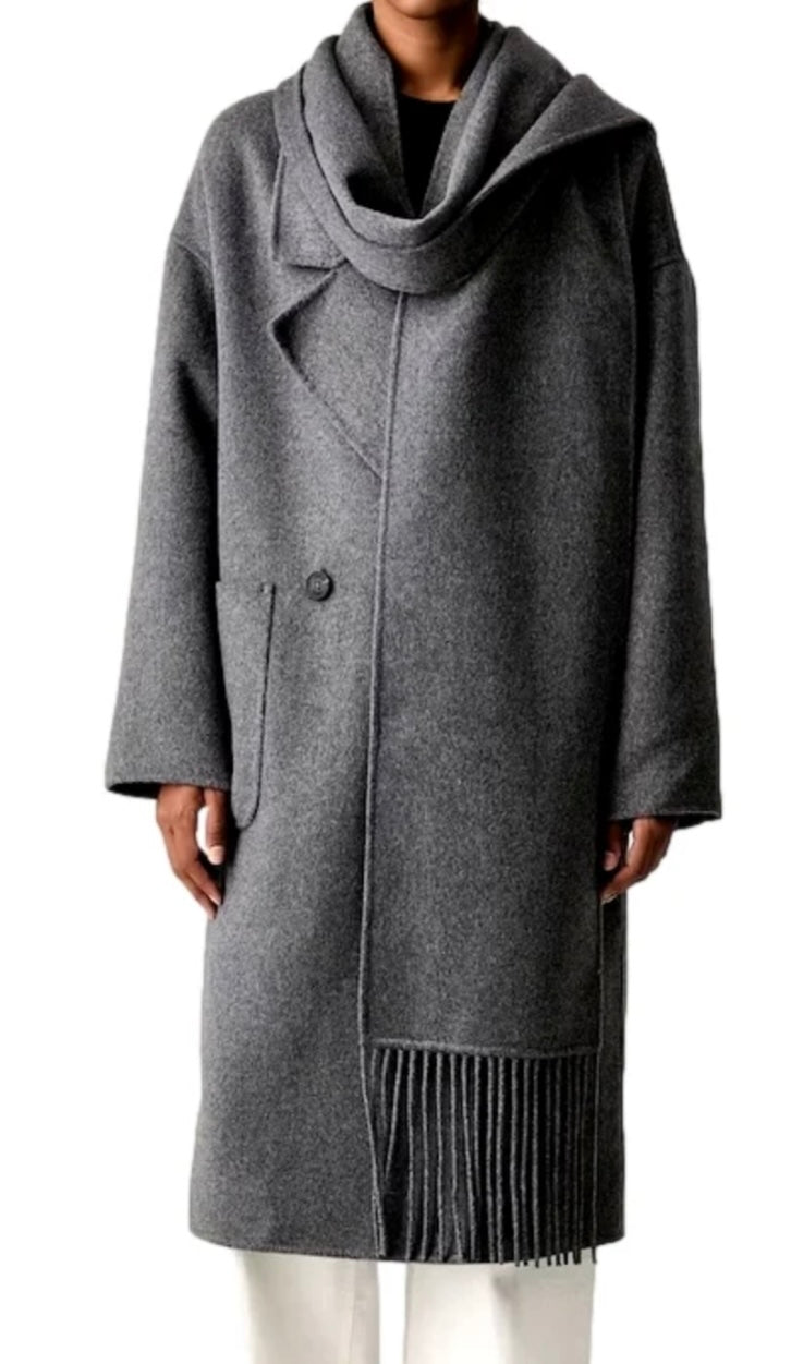 Vicolo- HAND MADE - Cappotto con scialle