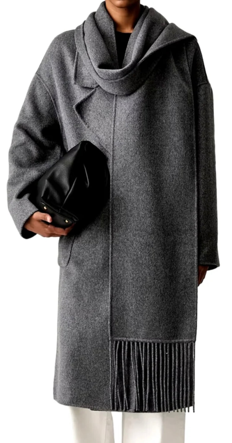 Vicolo- HAND MADE - Cappotto con scialle