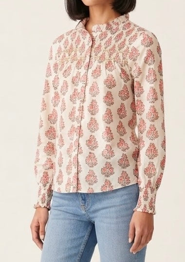 AMÉLIE BLANC Camicia Boho Vittoriana