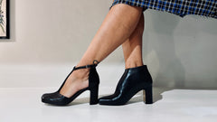 AUDLEY Scarpa da donna in pelle con tacco basso