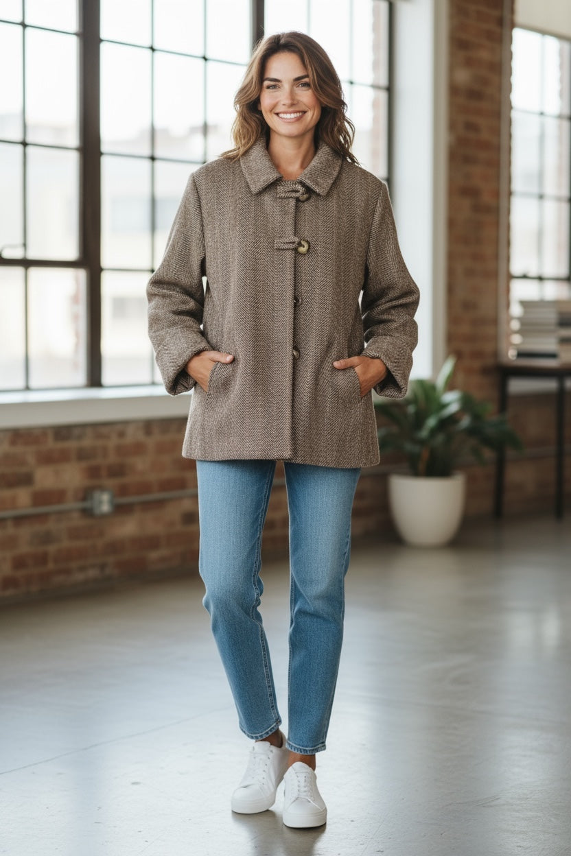 Numph Cappotto spigato