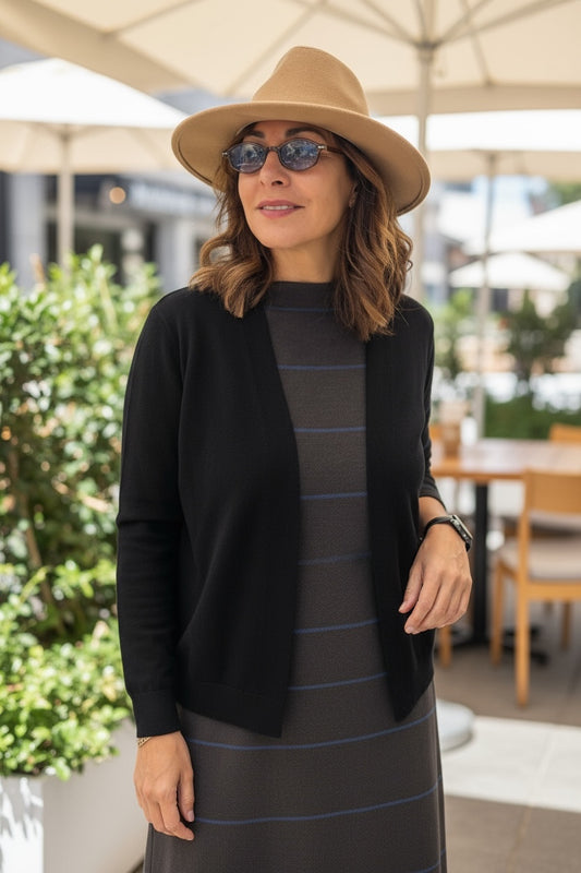 Amèlie Blanc Cardigan invisibile