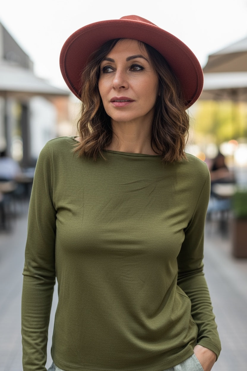 Amèlie Blanc Maglia ever viscosa basica