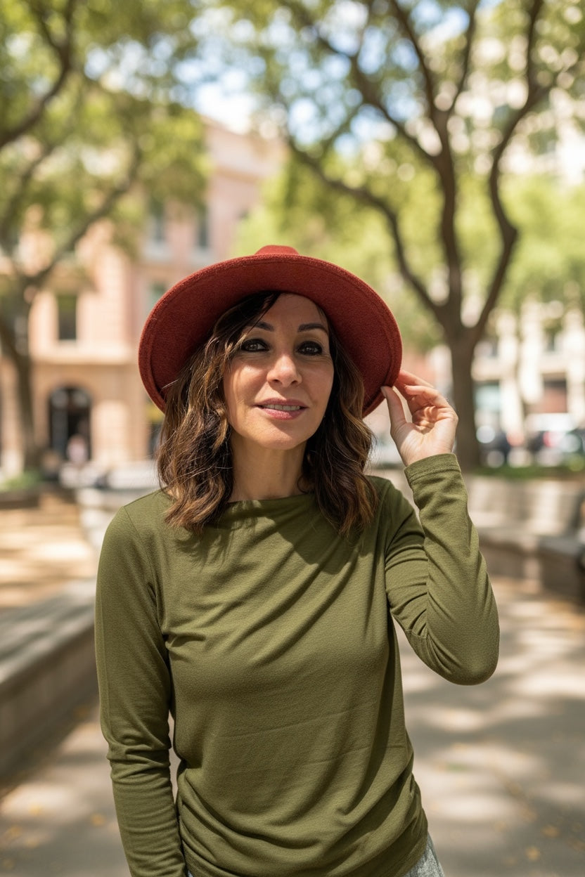 Amèlie Blanc Maglia ever viscosa basica