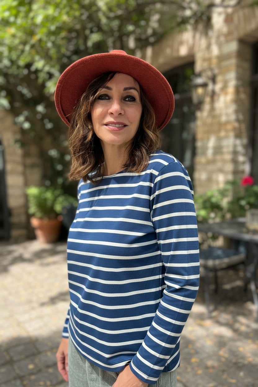 Amèlie Blanc Corsara manica lunga