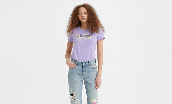 T-shirt lilla logo scozia - LILLA